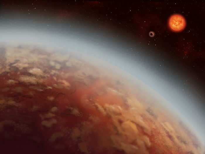 Illustration of a Super-Earth Planet