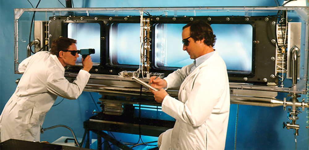 Technicians Inspect a NIF Optical Switch