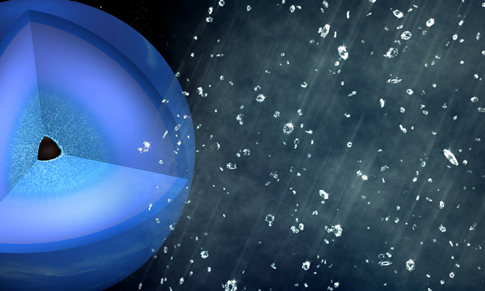 Image of Neptune and Diamond Rain