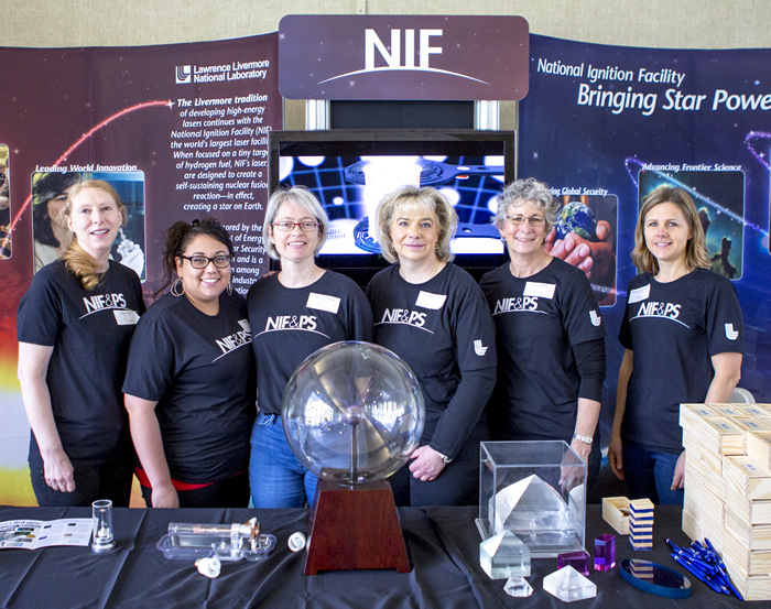 NIF&PS Participants at the NIF Booth