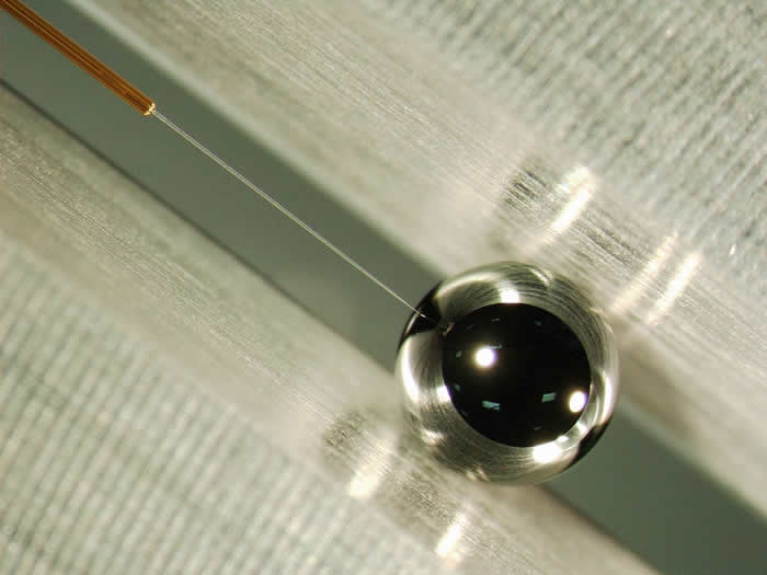 Two-micron Fill Tube in a Target Capsule
