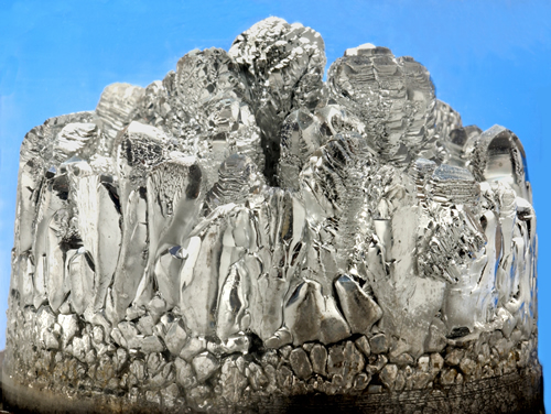 A Sample of Crystallized Magnesium