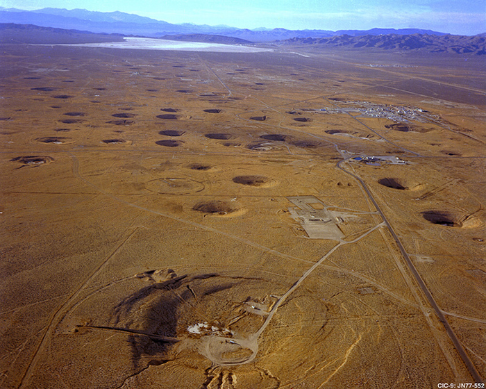 Image of Nuclear Test Craters