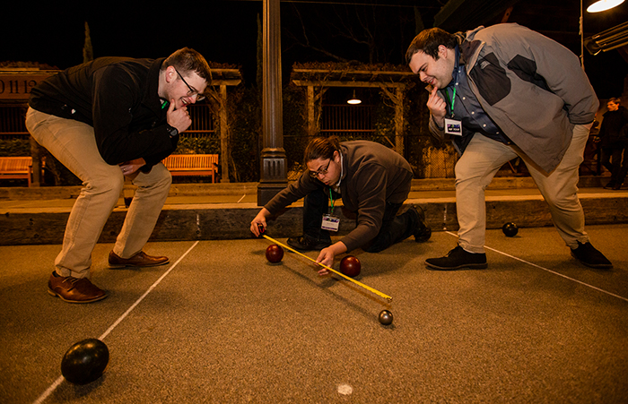 Photo of bocce ball players
