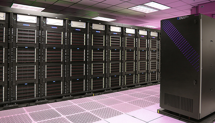 Photo of Ruby, newest LLNL supercomputer