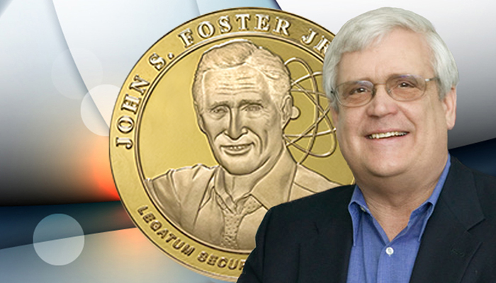 Photo of John S. Foster Medal recipient George Miller