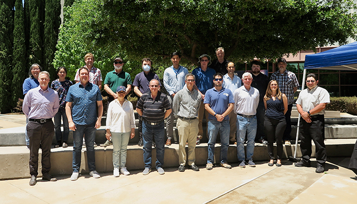A May 25 celebration was held for the NIF Master Oscillator Room (MOR) team