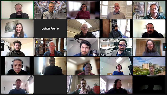 Screenshot of NIF and JLF Users Group attendees