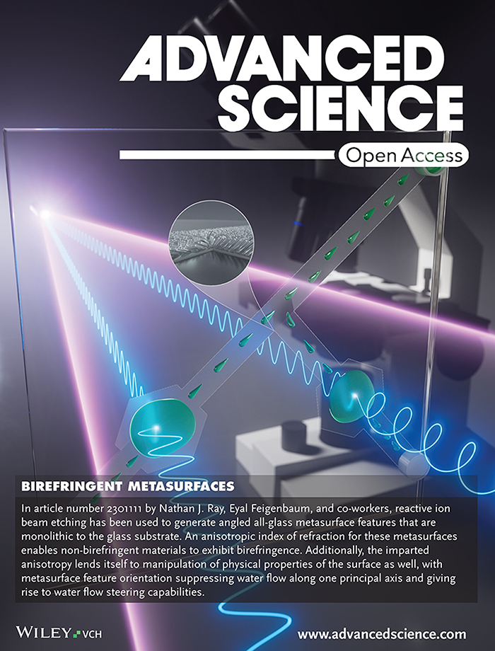 Cover of Advanced Science Magazine