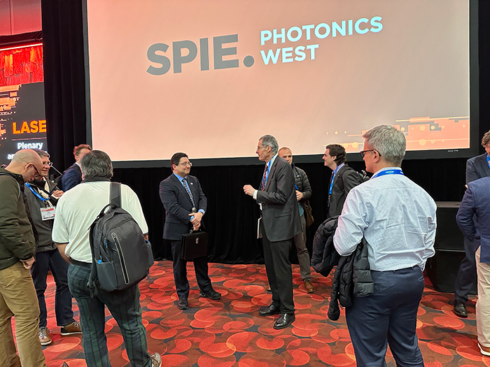 Photonics West attendees ask questions about NIF and fusion ignition after Jean-Michel Di Nicola’s plenary talk