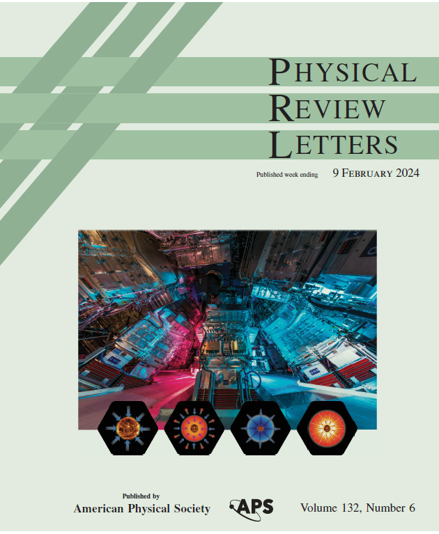 Cover of Physical Review Letters