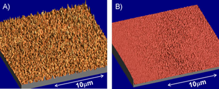 Images of Roughened and Smoothed Fused Silica