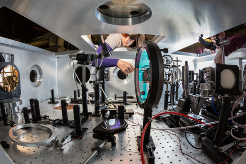 Researchers Prepare Laser for Experiments