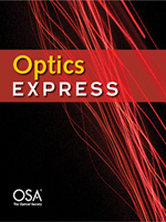 Optics Express Cover