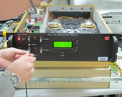 Testing an FM-to-AM Modulation Compensator